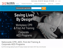 Tablet Screenshot of mycprpros.com
